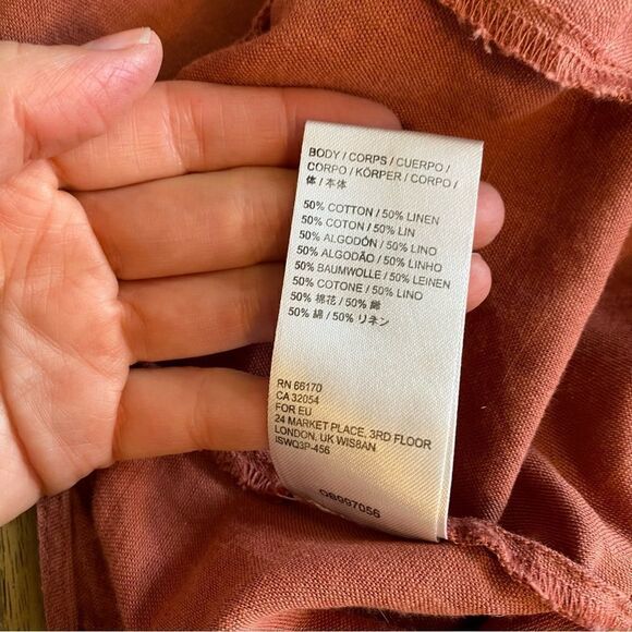 Urban Outfitters Rose Pink Kai Ruffle Tie-Back Romper Size 4 - Picture 14 of 14